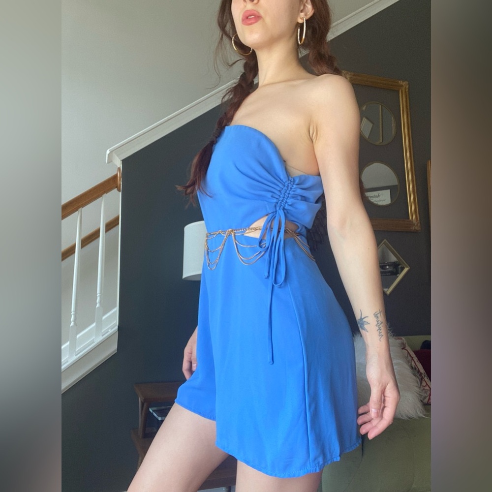 Lush Blue Romper